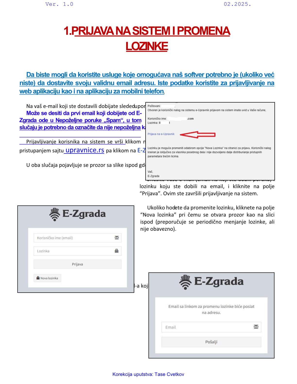 Uputstvo za stanare 1